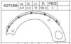 HINO 465301080 Brake Shoe Set